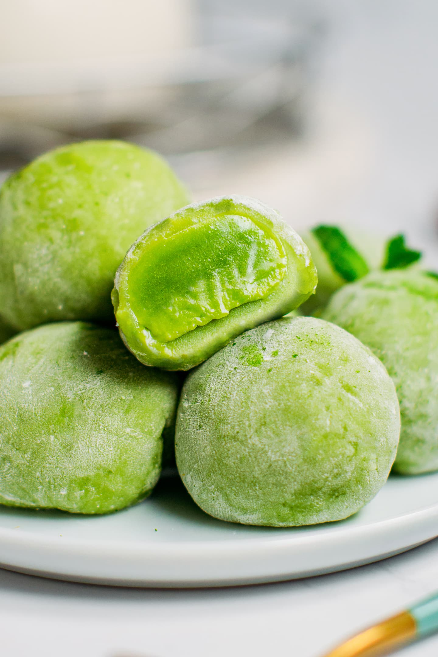 Matcha Nama Chocolate Mochi