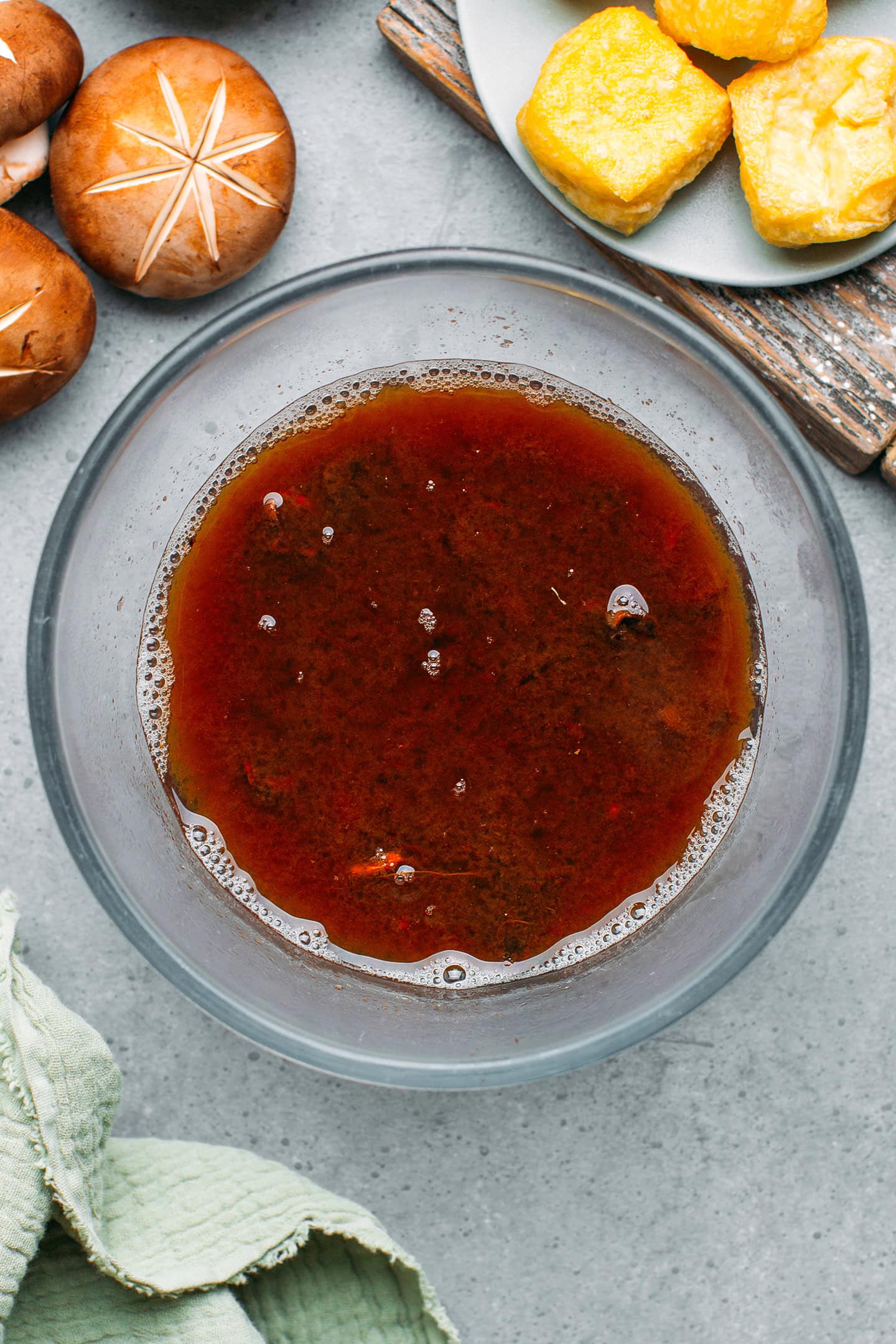 Tamarind pulp in a bowl.