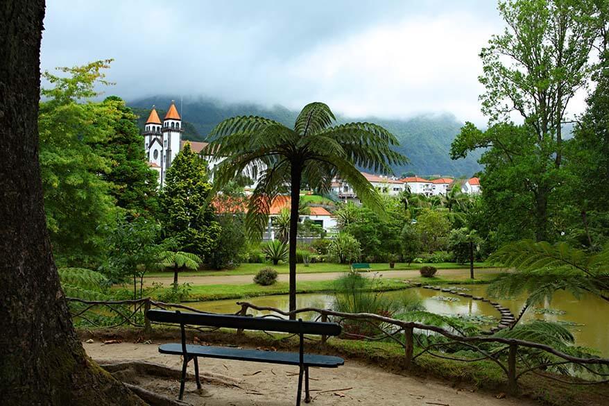 Parque Terra Nostra in Sao Miguel, the Azores