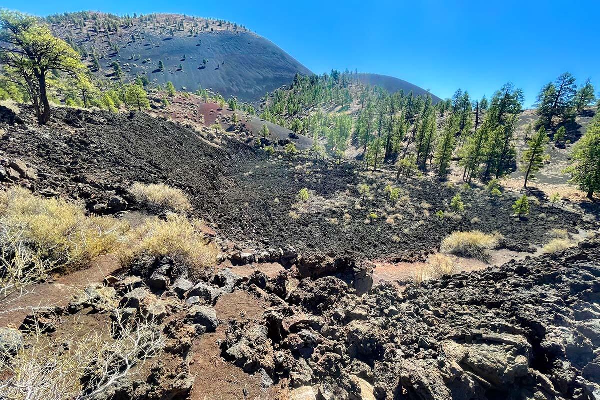 Sunset Crater Volcano National Monument in Arizona