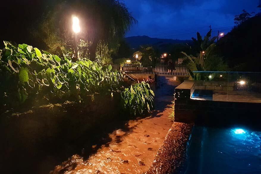 Poca da Dona Beija geothermal pool in Furnas Azores