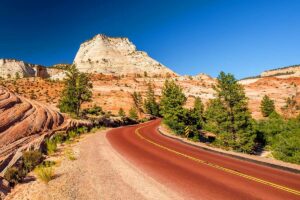 Zion to Bryce Canyon National Park drive