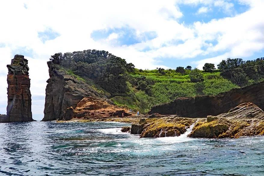 Island of Vila Franca do Campo in Azores