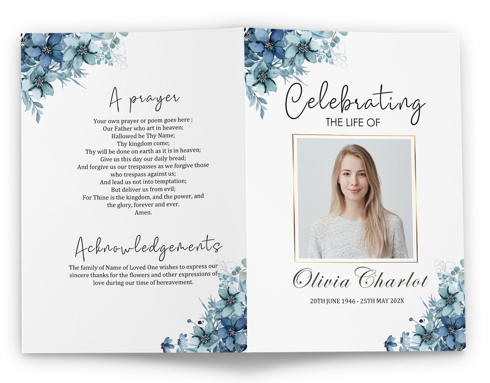 Download Funeral Program Template Designs For Word & PPT