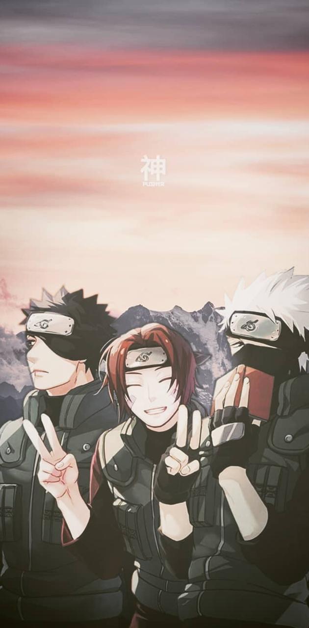 Kakashi Obito Rin Wallpaper Download | MobCup