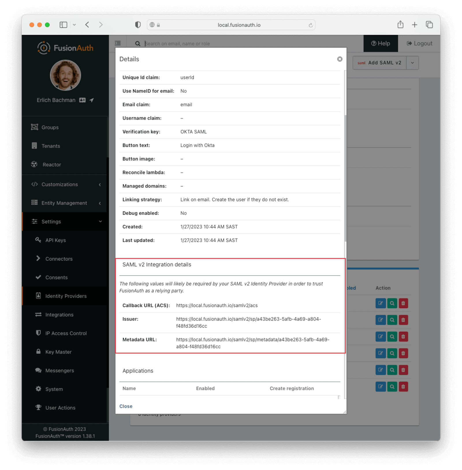 integration details