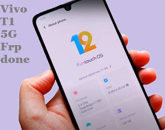 Vivo T1 5G Frp Unlock