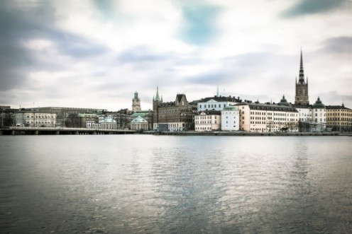 Picture of View of Riddarholmen from Stockholm City Hall Sweden