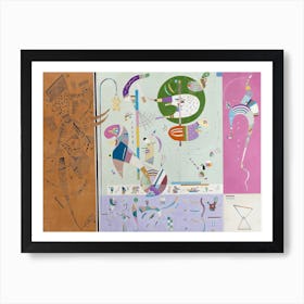 Parties Diverse, Wassily Kandinsky Art Print