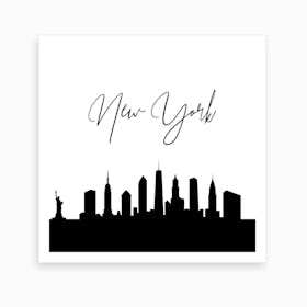 New York Skyline Art Print