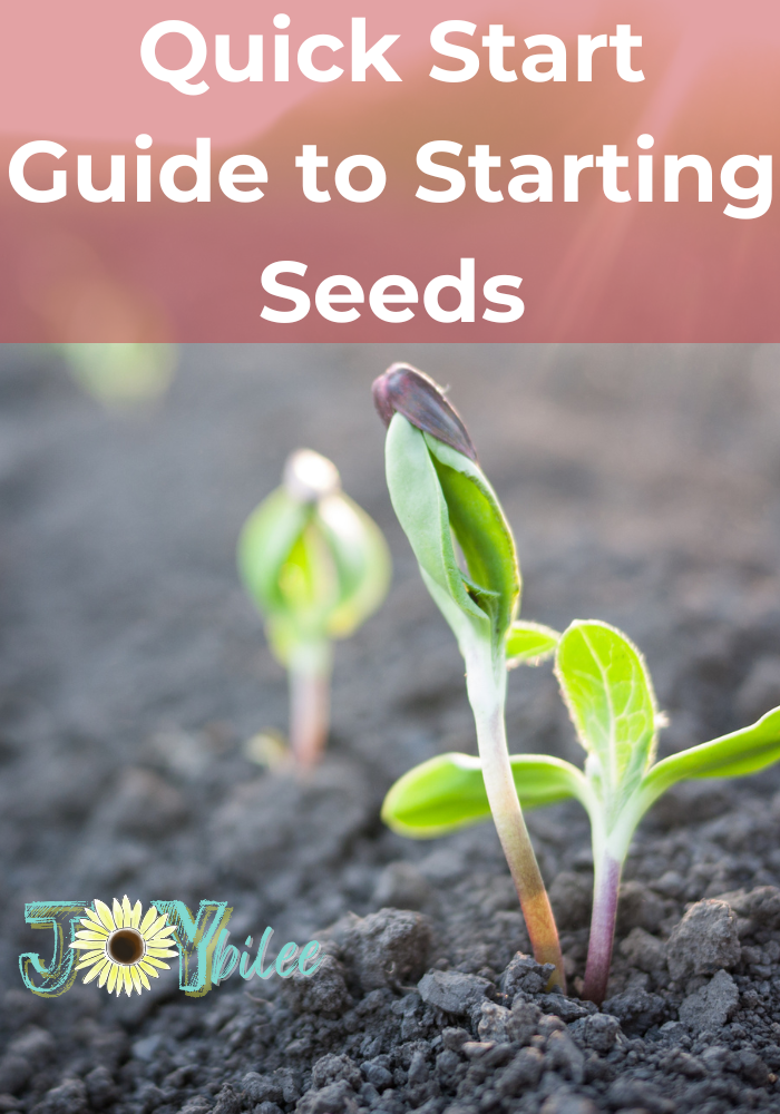 Quick Start Guide to Starting Seeds - Joybilee Farm