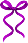 Purple Bow Transparent PNG Clipart