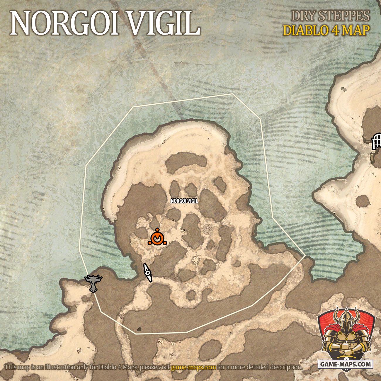 Norgoi Vigil Map for Diablo 4