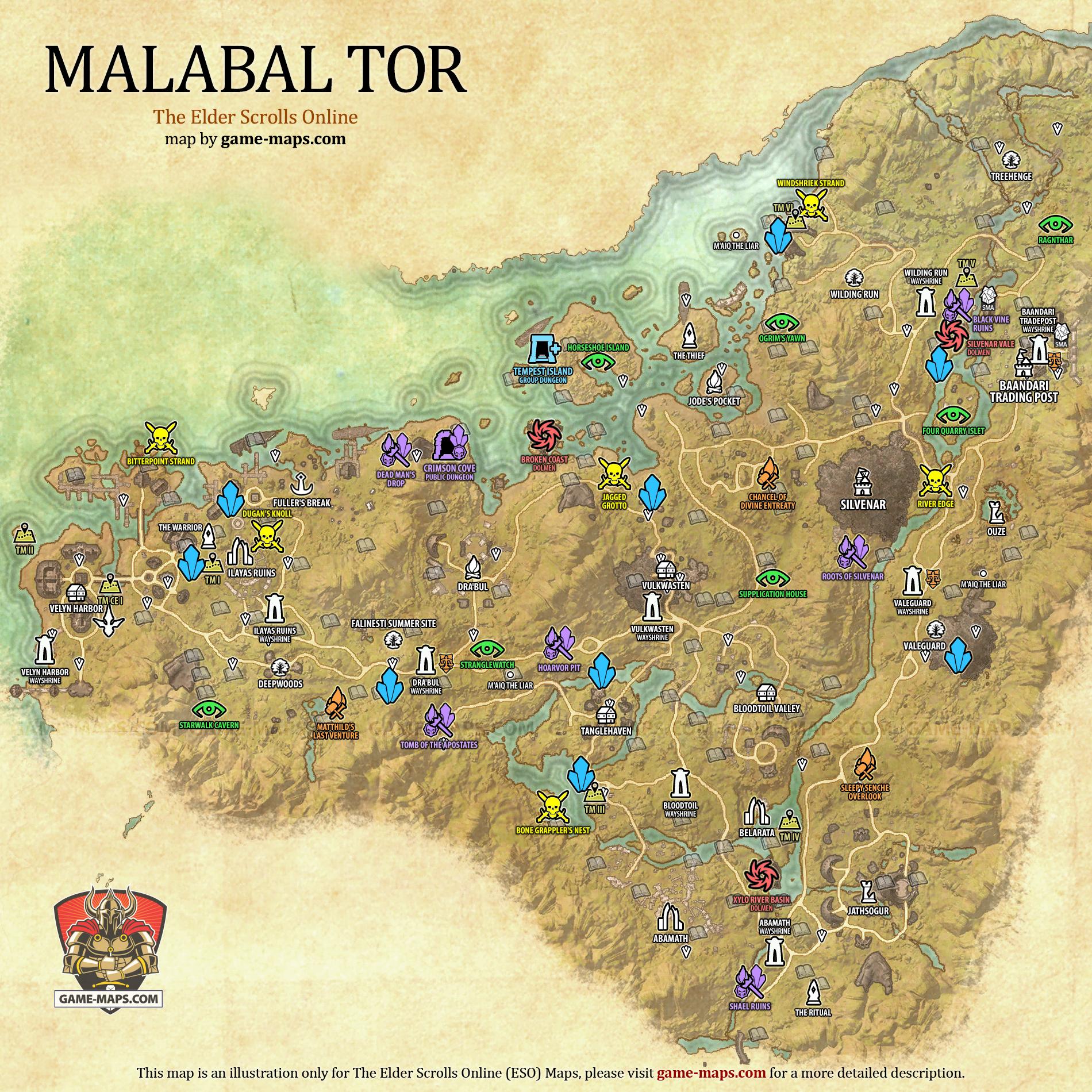 Malabal Tor Map The Elder Scrolls Online Game Maps Com | SexiezPicz Web ...