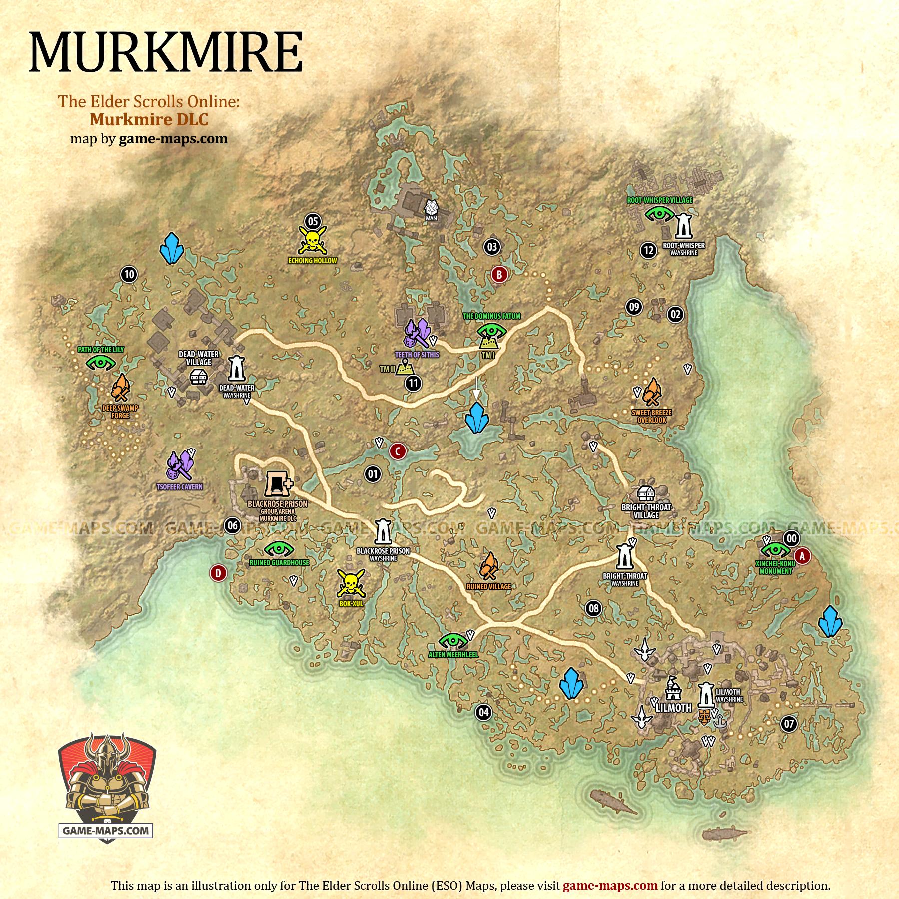 Murkmire treasure map 1