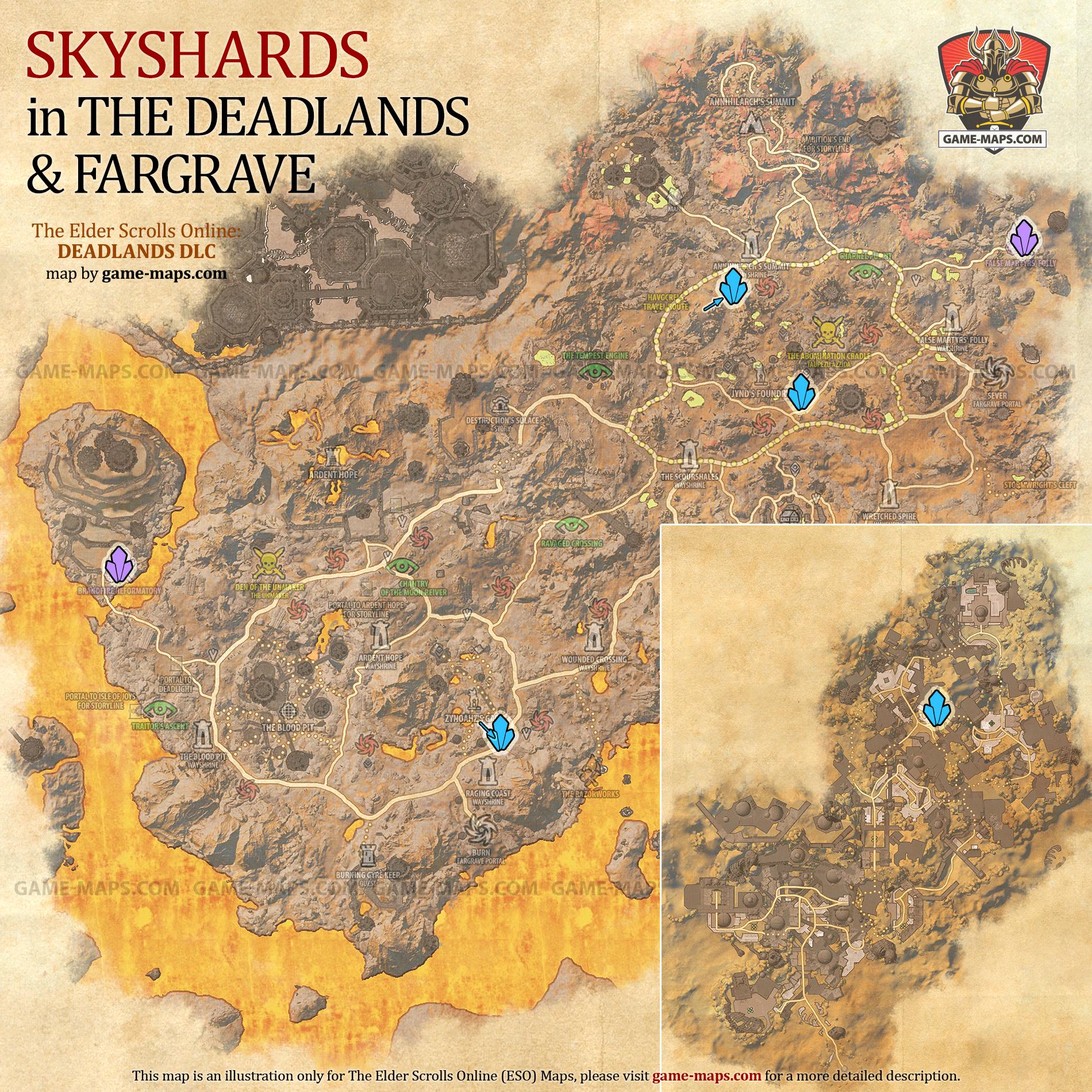 Skyshard locations eso