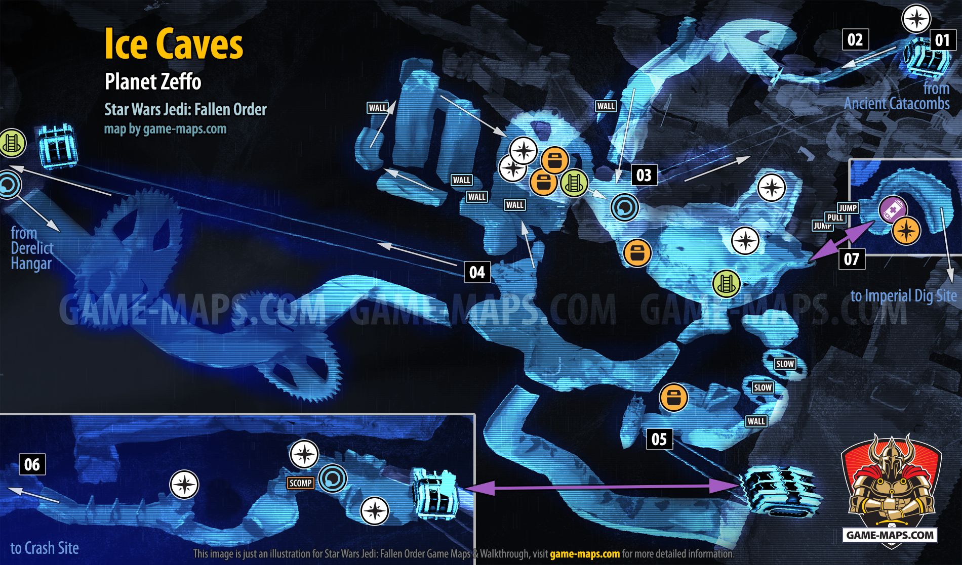 Ice Cavern Map