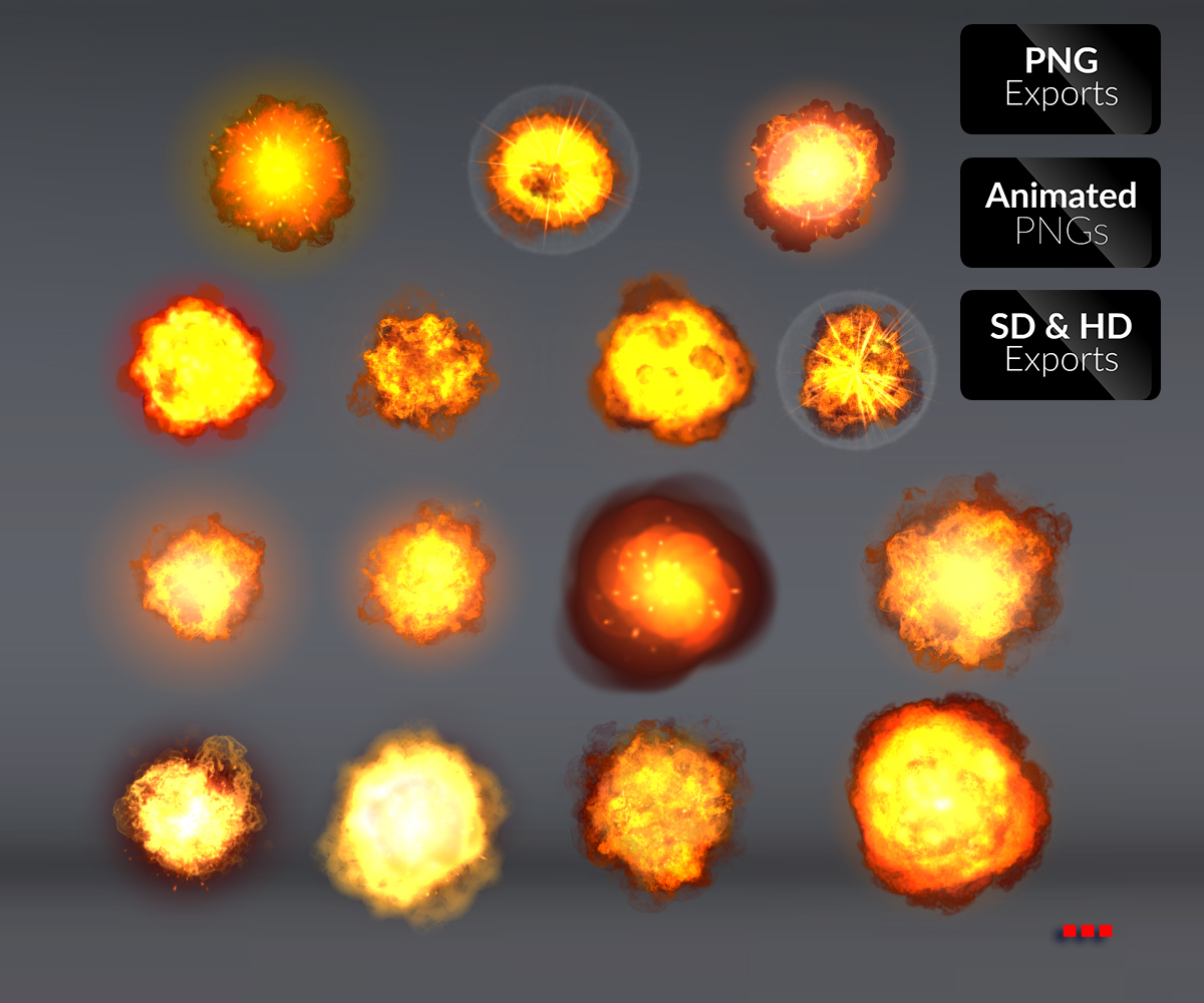 Explosion FX Vol.02 | Game Art Partners