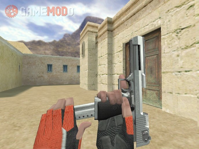 Chromed Desert Eagle On IIOPN Anims