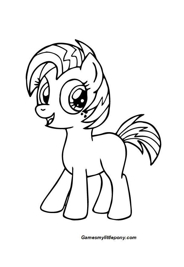 My Little Pony Nice Babs Seed Coloring Page