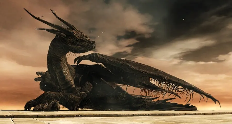 Anicent Dragon - Dark Souls 2 Bosses