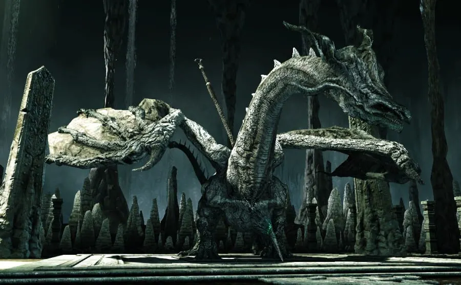 Sinh, The Slumbering Dragon - Dark Souls 2 Bosses