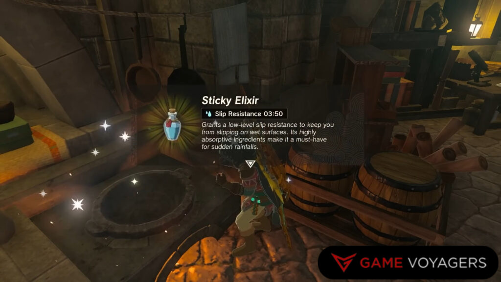 Sticky Elixir Zelda: Tears of the Kingdom