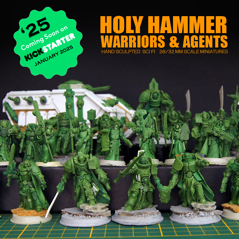 Handcrafted Sci-Fi Miniatures: Join the Pre-Launch on Kickstarter!