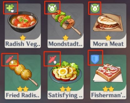 Recipe Locations Cooking Recipe List Genshin Impact Gamewith