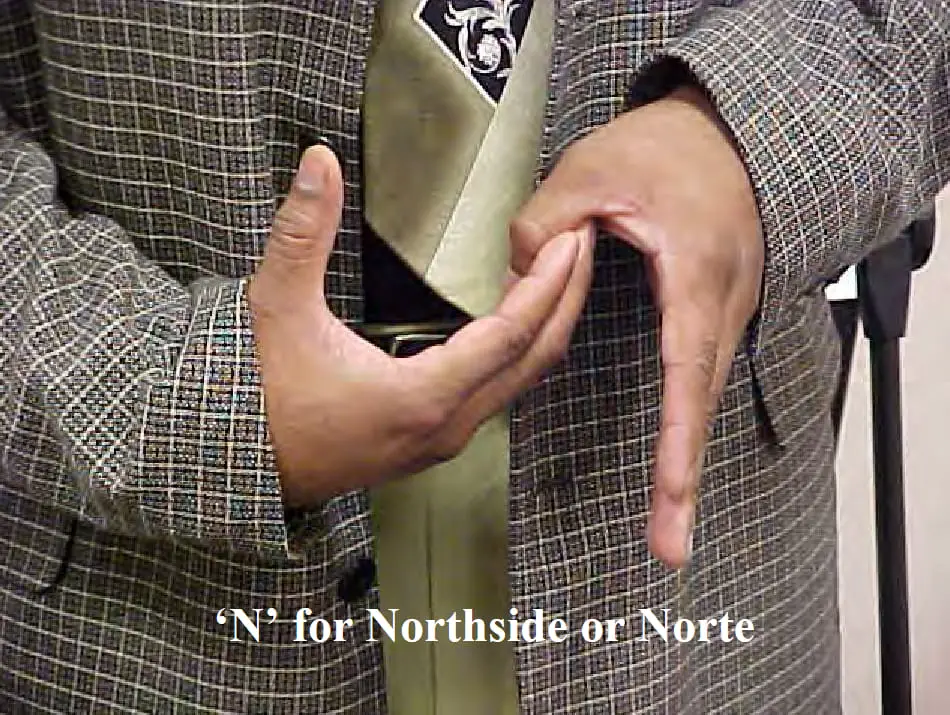 Norte gang sign