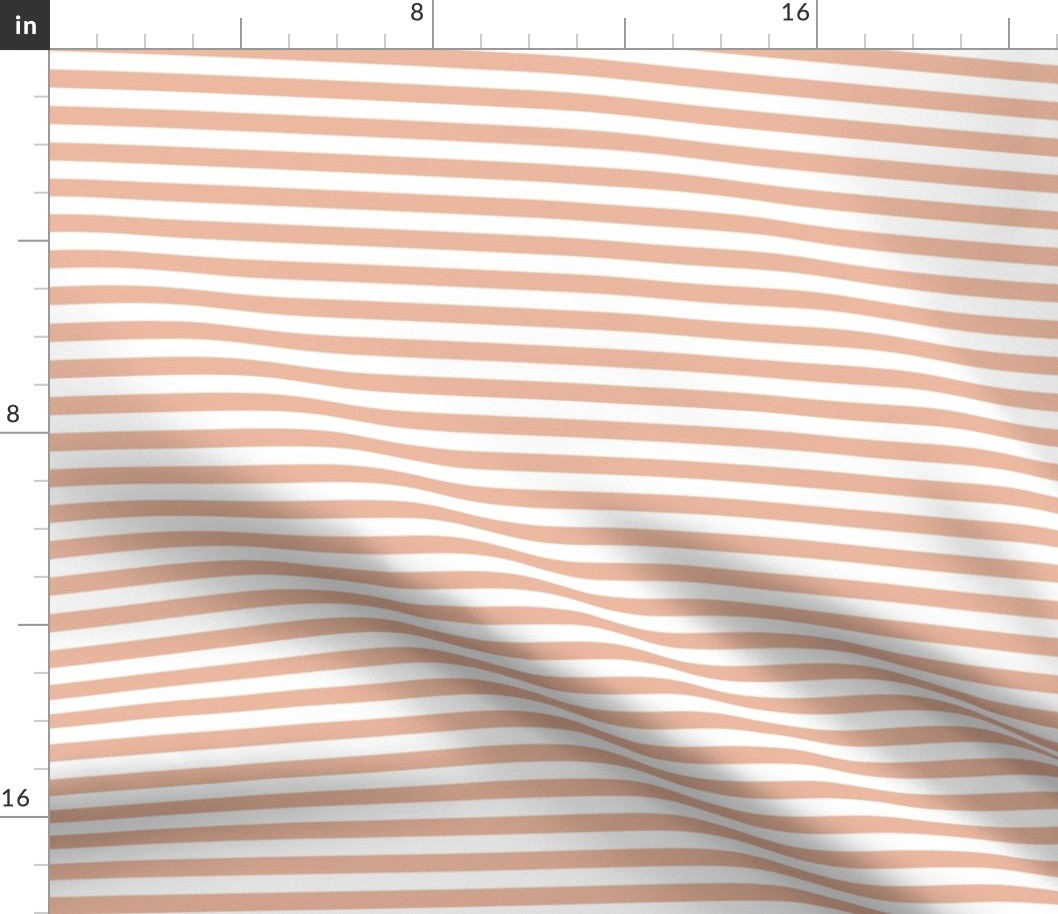 peach bronze stripes