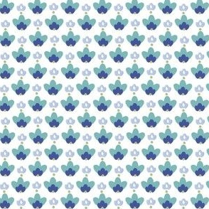 Wallpaper floral Blues