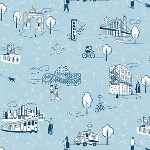 brooklyn toile blue