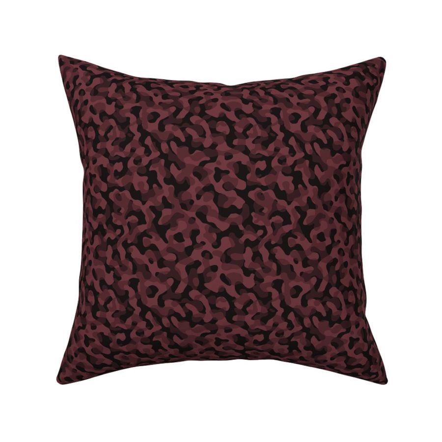 ★ GROOVY CAMO ★ Dark Burgundy Red - Tiny Scale / Collection : Disruptive Patterns – Camouflage Prints