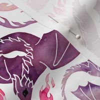 Dragon fire pink & purple small