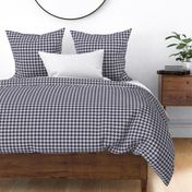 Dark Bluegray and White Houndstooth Plaid