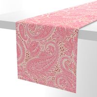 large Paisley Positivity red terracotta