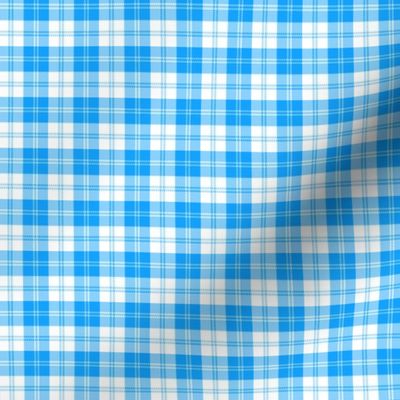 Erskine dress tartan, 1" sky blue