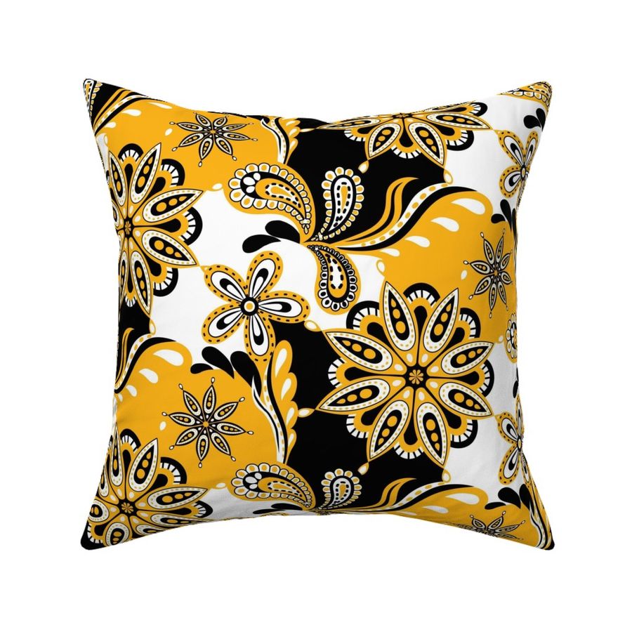 Yellow and Black Mandala-01