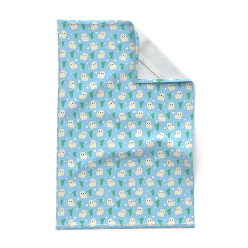 Kawaii Llama Light Blue -S