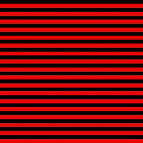 half inch red black stripes