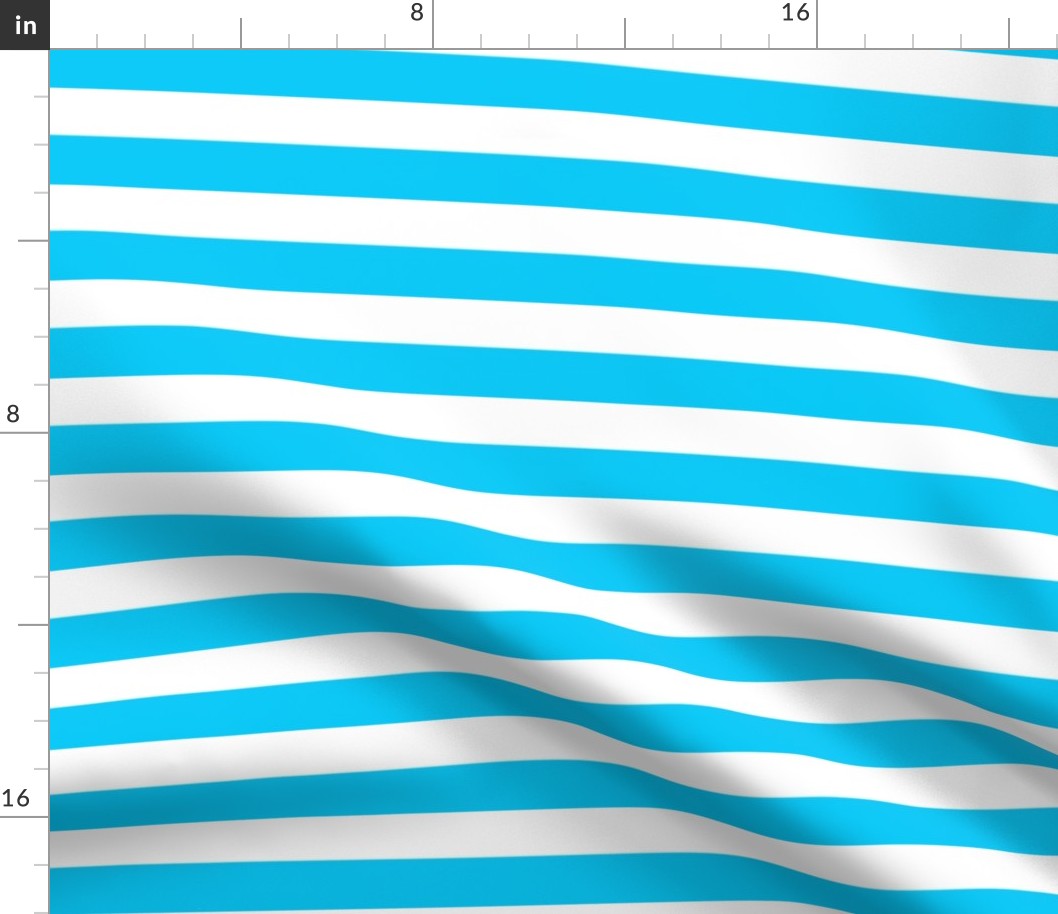 1 inch blue white stripes