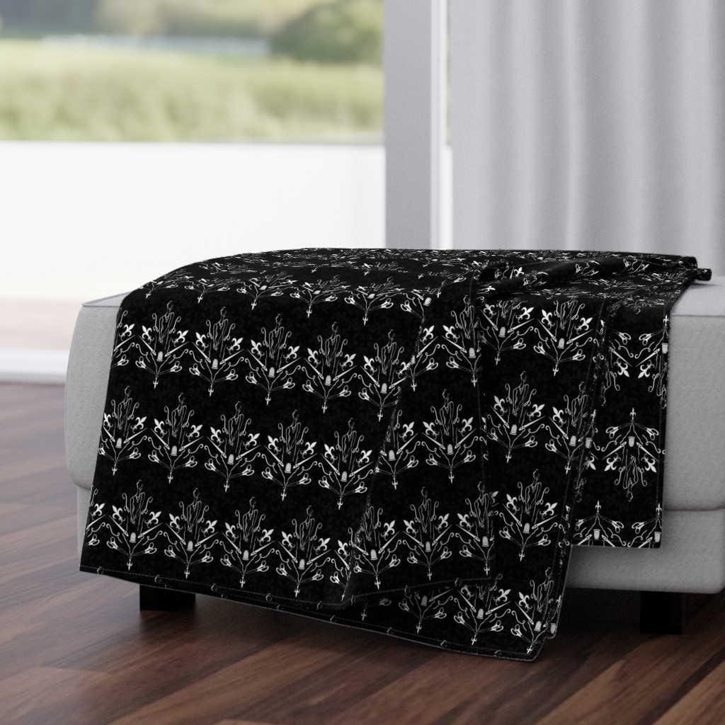 New Damask black