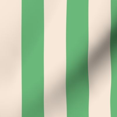 Vintage Stripe Cream & Green