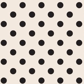 polka dot - beige