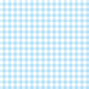 small baby blue gingham