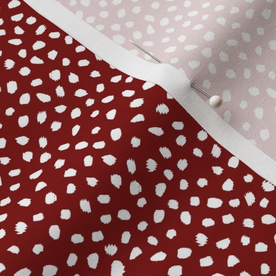 Guinea Peep Polkadots Red Texture