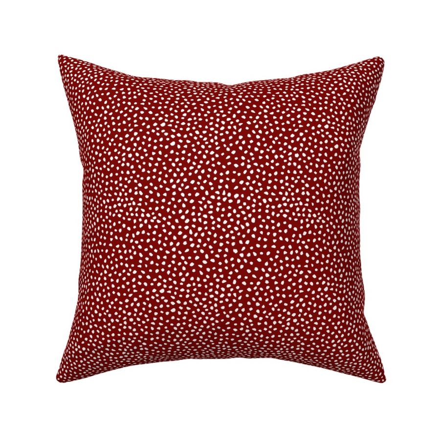 Guinea Peep Polkadots Red Texture