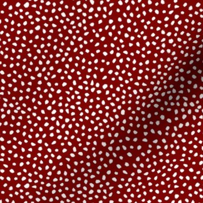 Guinea Peep Polkadots Red Texture