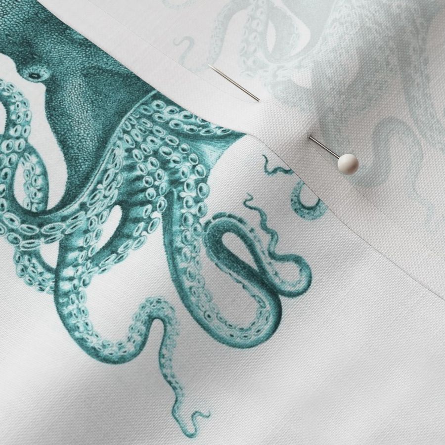 Octopus  Kraken in Teal